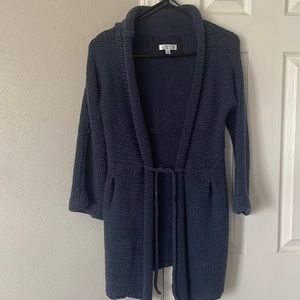 Aphorism quarter length sleeve sweater Navy Blue